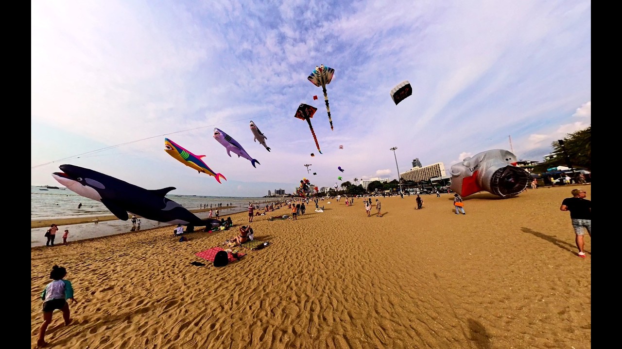 Pattaya  International Kite Festival on Beachfront 26.02.2026