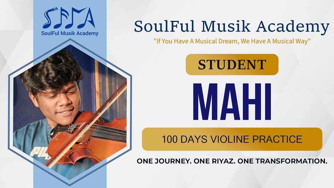 ( Day 43 ) Mahi violin “🎻” practice