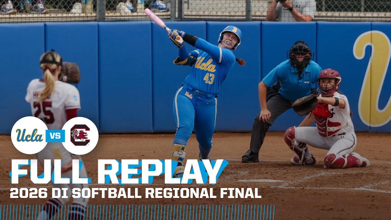 UCLA vs. South Carolina: 2026 NCAA softball regional final | FULL REPLAY