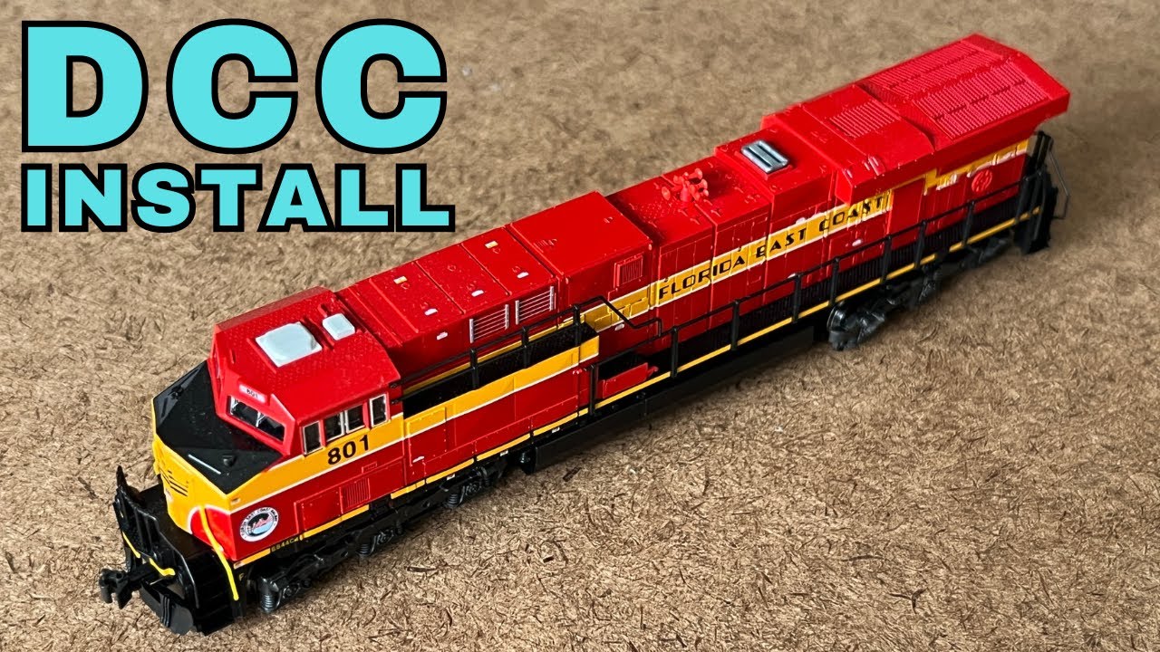KATO N-Scale GE-ES44C4 - TCS K1D4 DCC Decoder Install