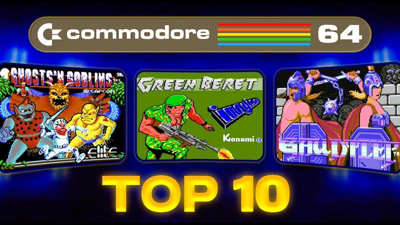 Top 10 Best Arcade Conversion Games for Commodore 64