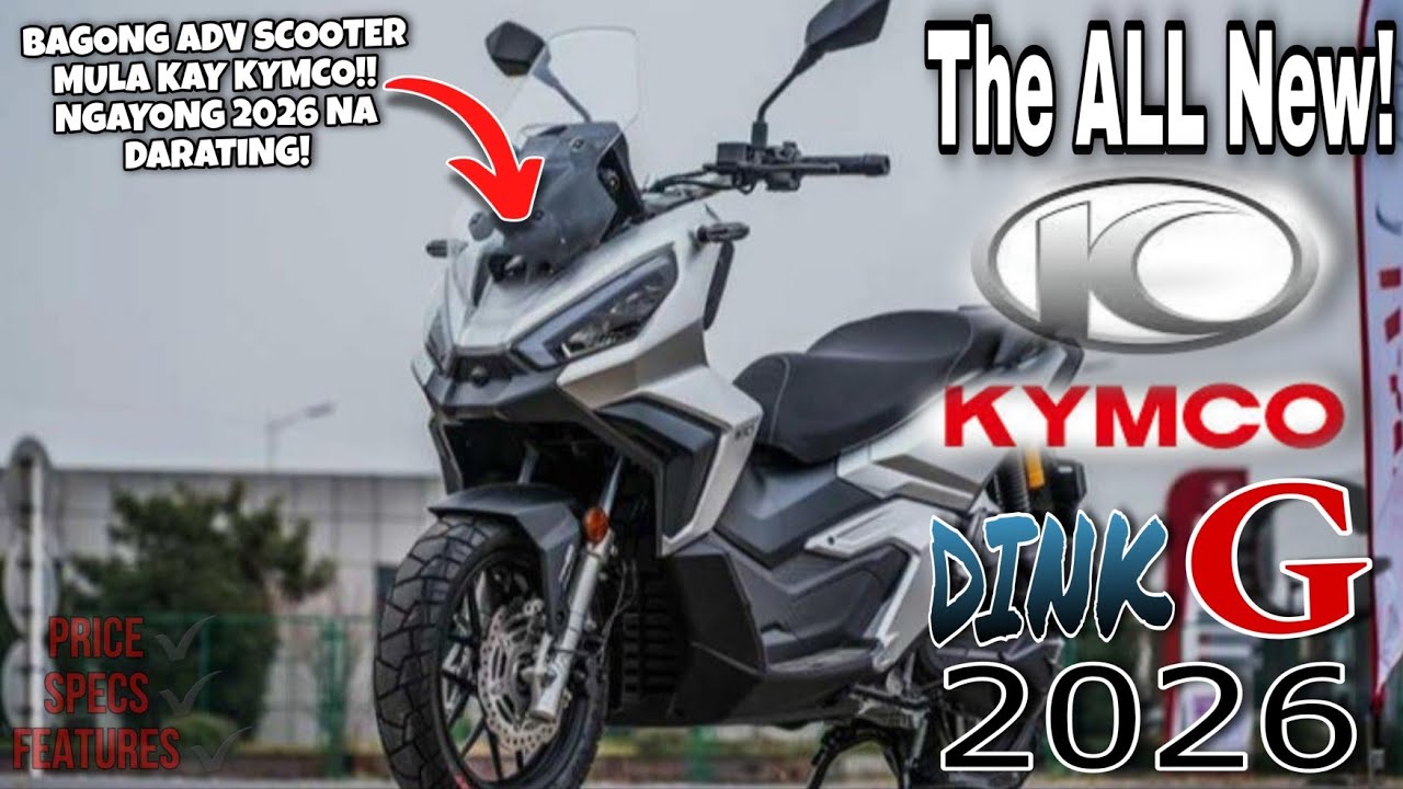 THE NEW KYMCO DINK G 150! BAGONG ADV SCOOTER NANAMAN! ILALABAS NA NGAYONG 2026!