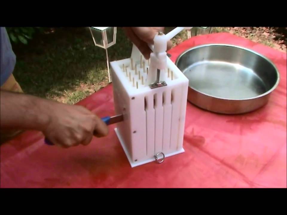 Greek Souvlaki-kebab skewer  Machine