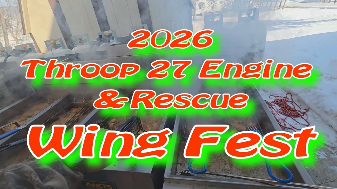 20th Throop Engine and Rescue 27 Super Bowl Wing Fest! :Shuta Multimedia Vlog Episode 252
