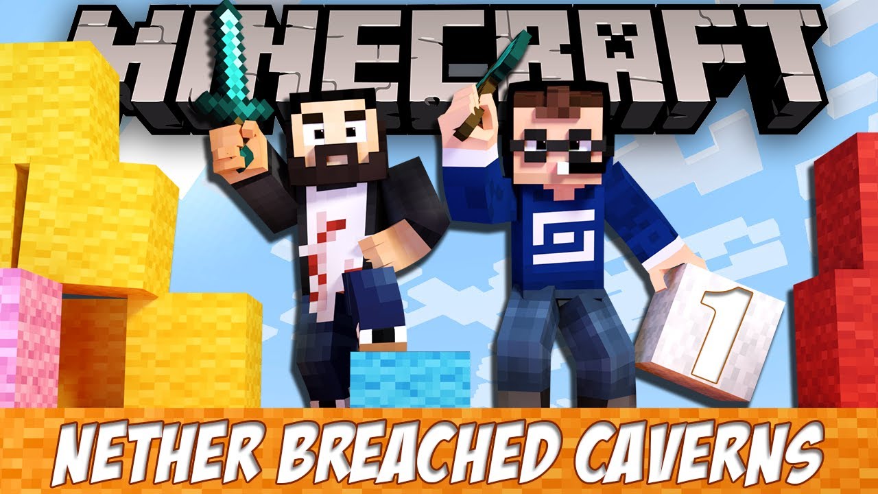 Minecraft Complete The Monument - Nether Breached Caverns - EP01