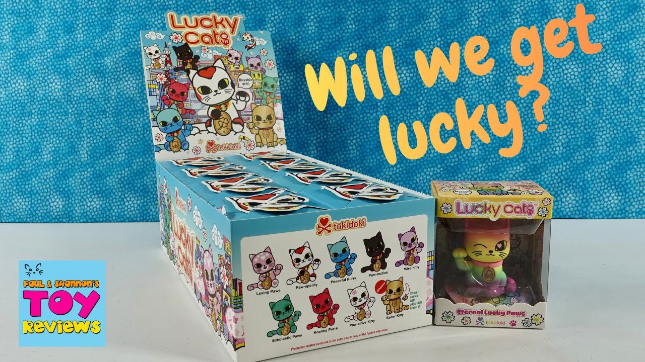 Tokidoki Lucky Cats Blind Box Collector Figure Unboxing Review
