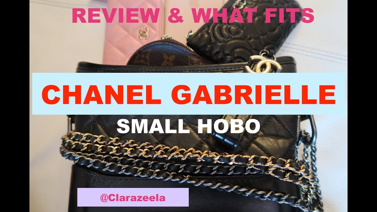 Chanel Gabrielle Small Black Hobo Review & What Fits