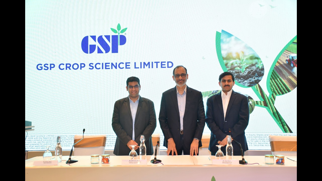 GSP Crop Science IPO to Open on March 16; Price Band Set at ₹304&ndash;₹320