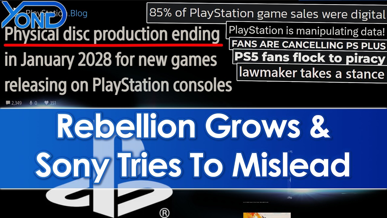 Волна негодования из-за отказа Sony/PlayStation от дисков, компанию обвиняют в манипуляции данными