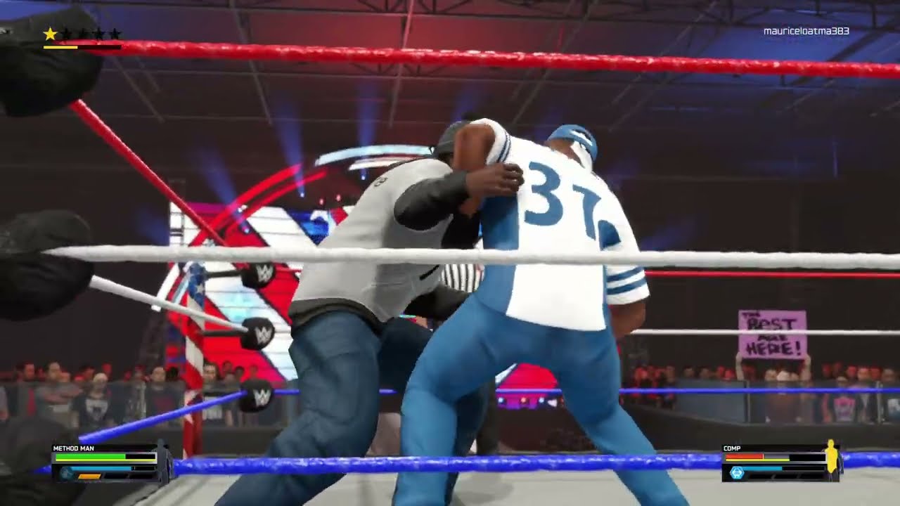 Def Jam 2K25 - Method Man vs Comp - Syn Energy Power Plant - Pete Dunne Attacks