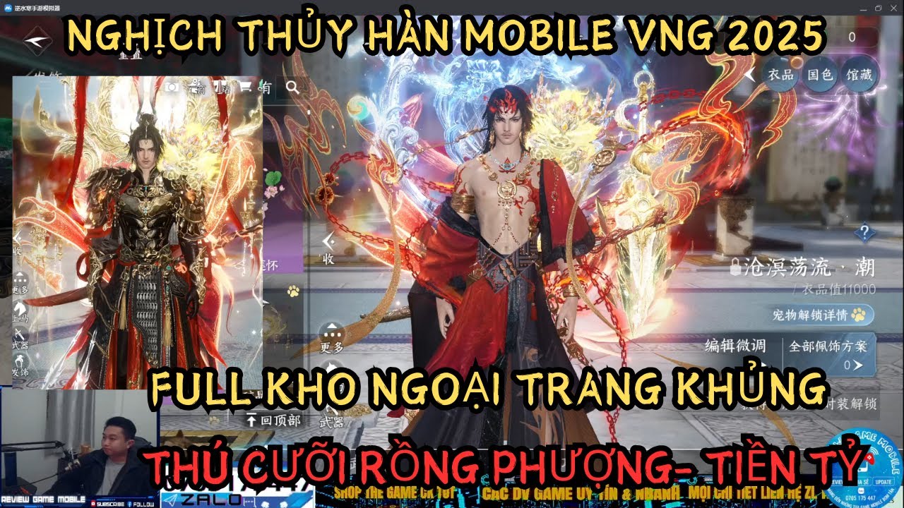 NGHỊCH THỦY HÀN MOBILE VNG -FULL KHO NGOẠI TRANG KHỦNG -THÚ CƯỠI ĐẲNG CẤP TIỀN TỈ -ĐÚNG LÀ SIÊU PHẨM
