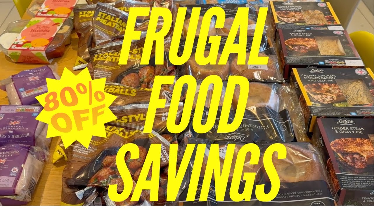 Frugal Food Savings - see what we got how much we saved!