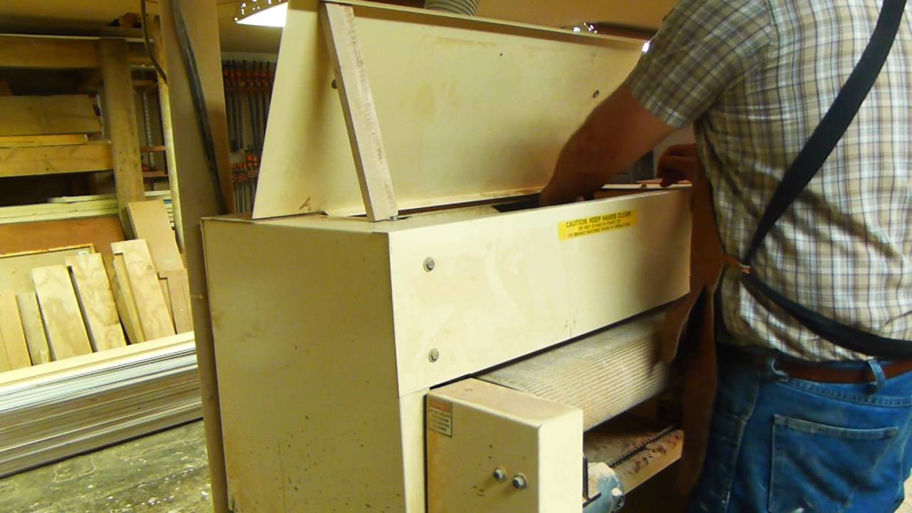 The New Hampshire Woodshop - Woodmaster drum sander