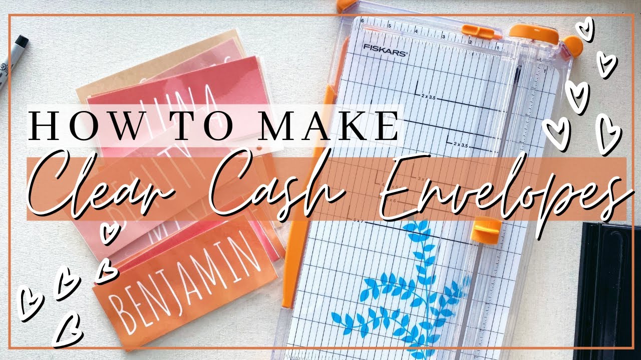 HOW TO MAKE CLEAR CASH ENVELOPES // DIY CASH ENVELOPES // THIS BUDGET LIFE