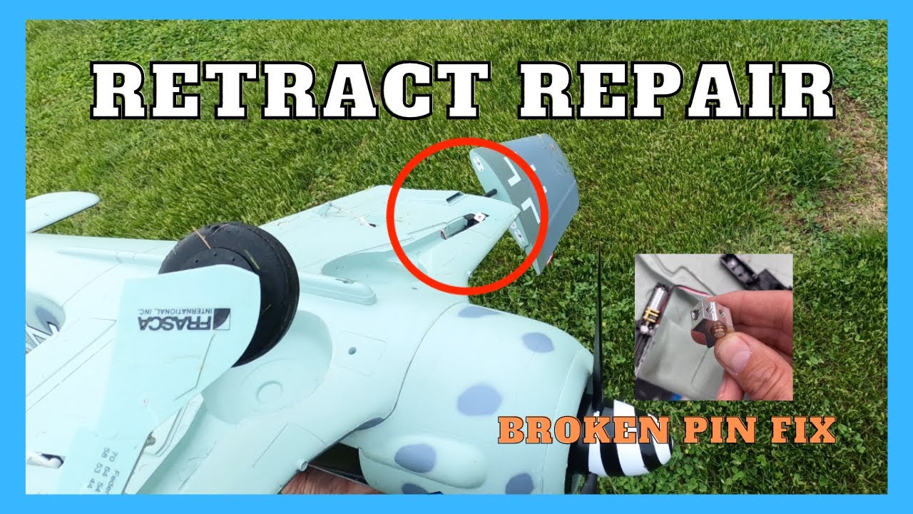 How to fix rc plane retractable landing gear