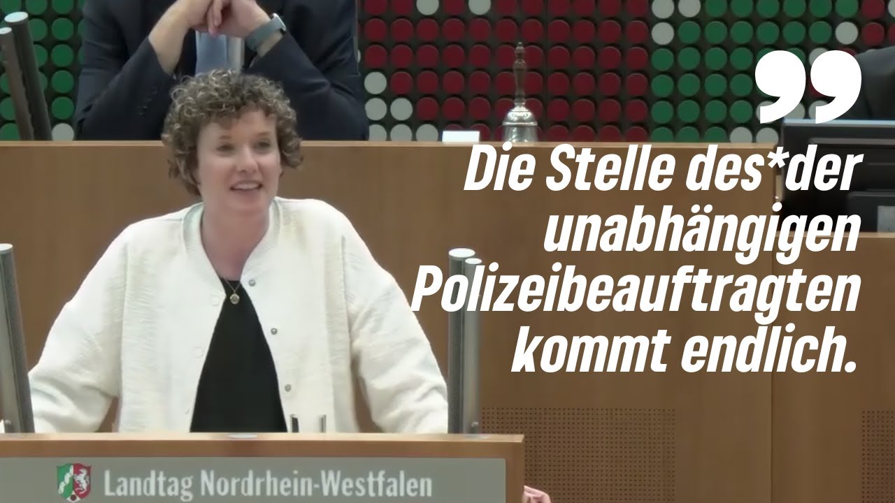 Julia Höller | NRW bekommt eine*n unabhängige*n Polizeibeauftragte*n