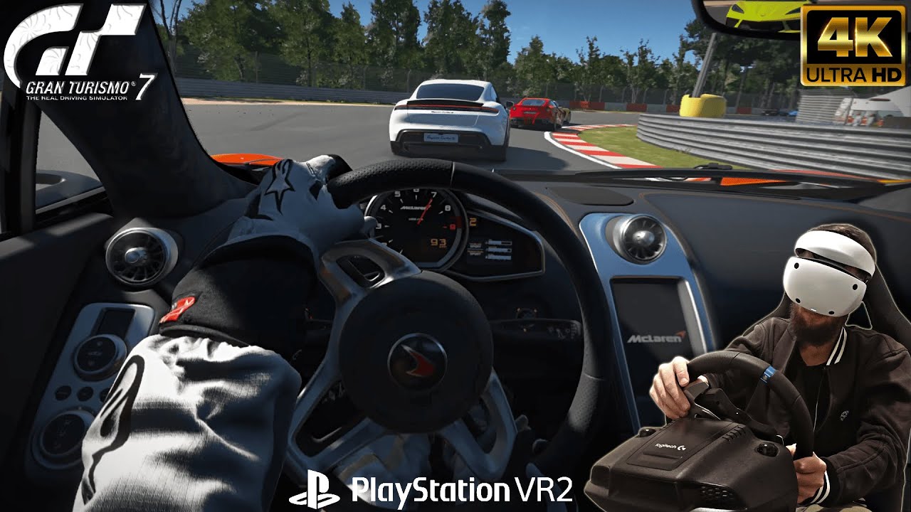 (PS5 VR2) GT7 & Logitech G29 [4K UHD] 🇬🇧MCLAREN MP4-12C '10