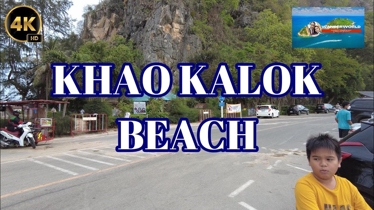 [4K 60fps] KHAO KALOK BEACH WALKING TOUR | PRAN BURI THAILAND #walkingtour #huahin #thailand