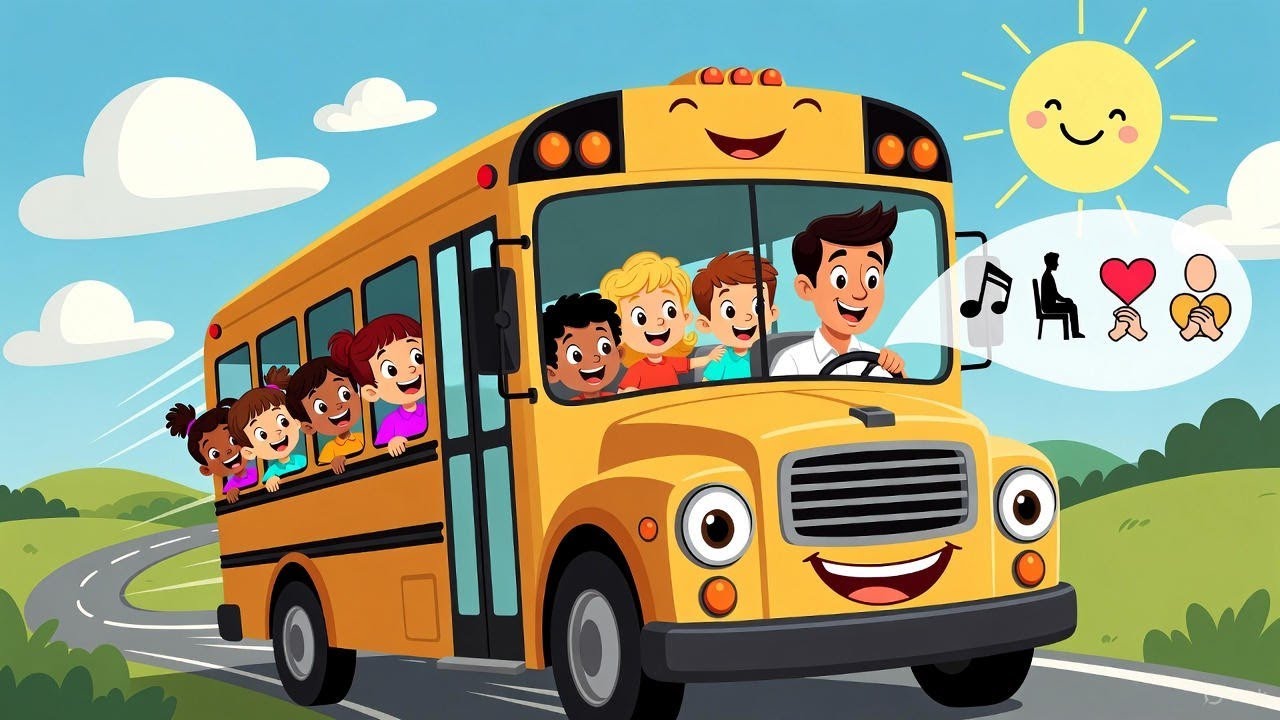 New Wheels on the Bus song Twinkle Twinkle and more| Sing Along Nursery Rhyme Colorful Animation 🚍🐘🐵