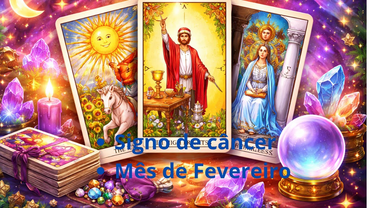 SIGNO DE CÂNCER ♋ FEVEREIRO Através da sua persistência você  vai realizar o que deseja!