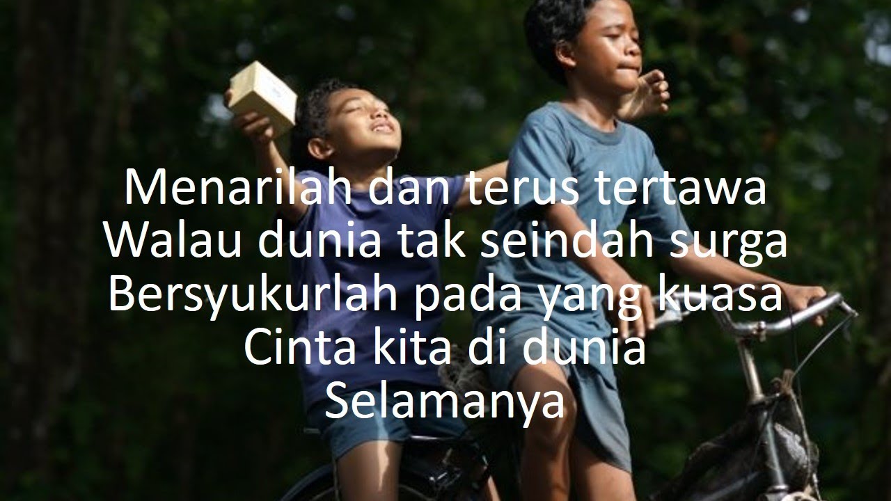 Nidji - laskar pelangi (lirik)
