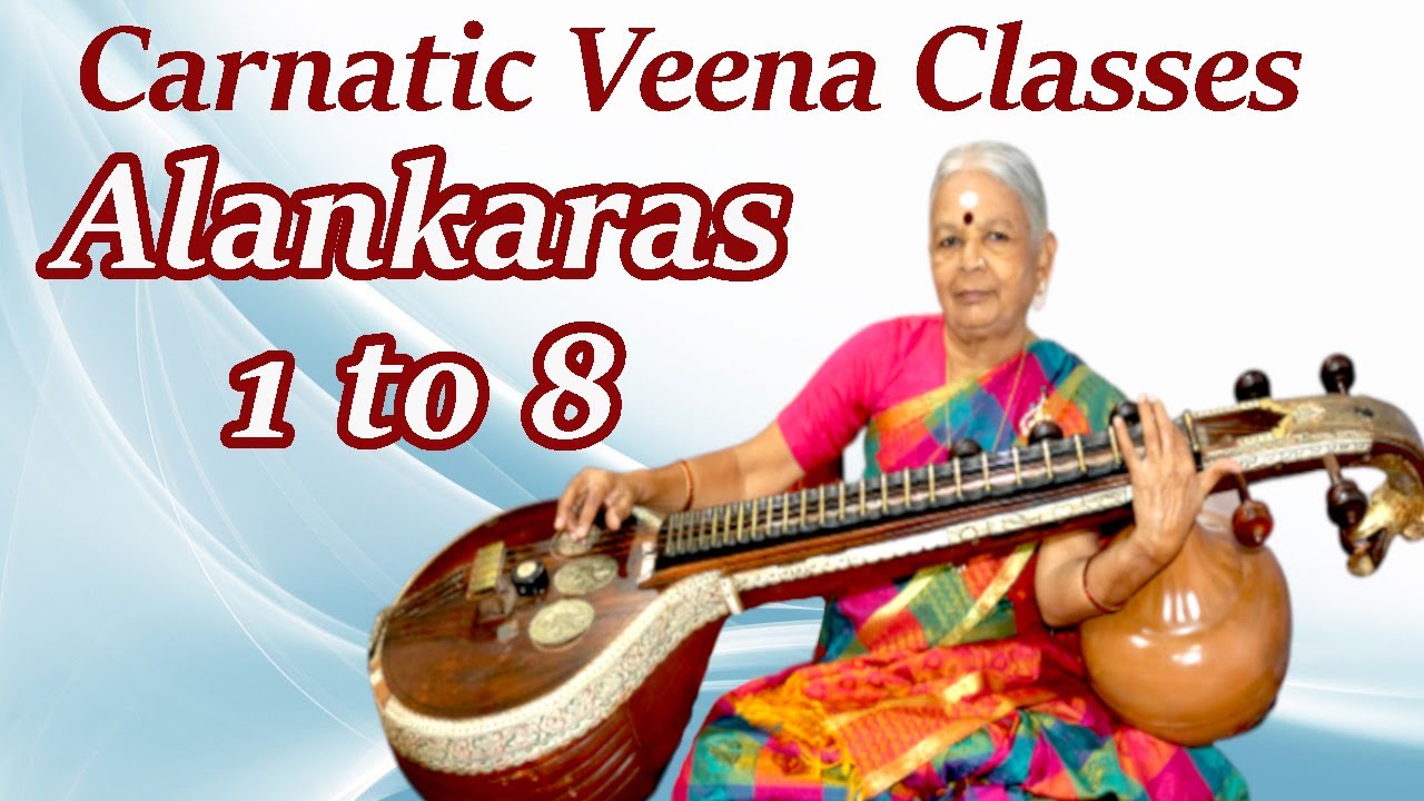 Alankaras on Veena|Learn to Play Alankaras on Veena|Lessons For Beginners |Saraswathi Veena