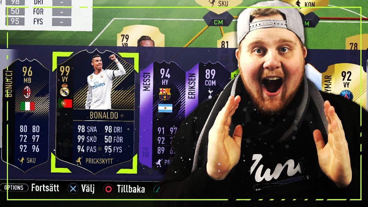 OMG TOTY RONALDO!!! - FIFA 18 SVENSKA