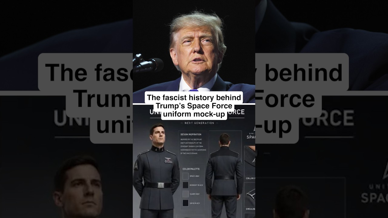 The FASCIST history behind Trump&rsquo;s Space Force uniform mock-up