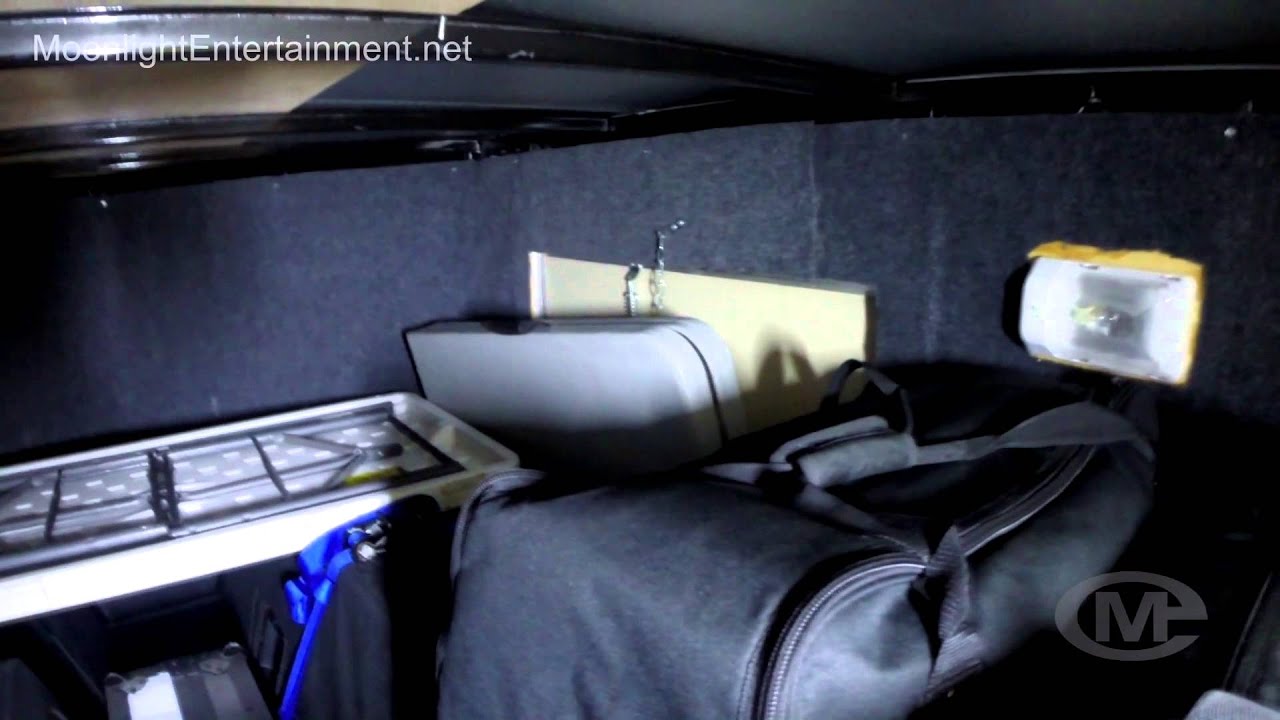 How to setup and secure equipment in a DJ / band trailer by Moonlight Entertainment DJ