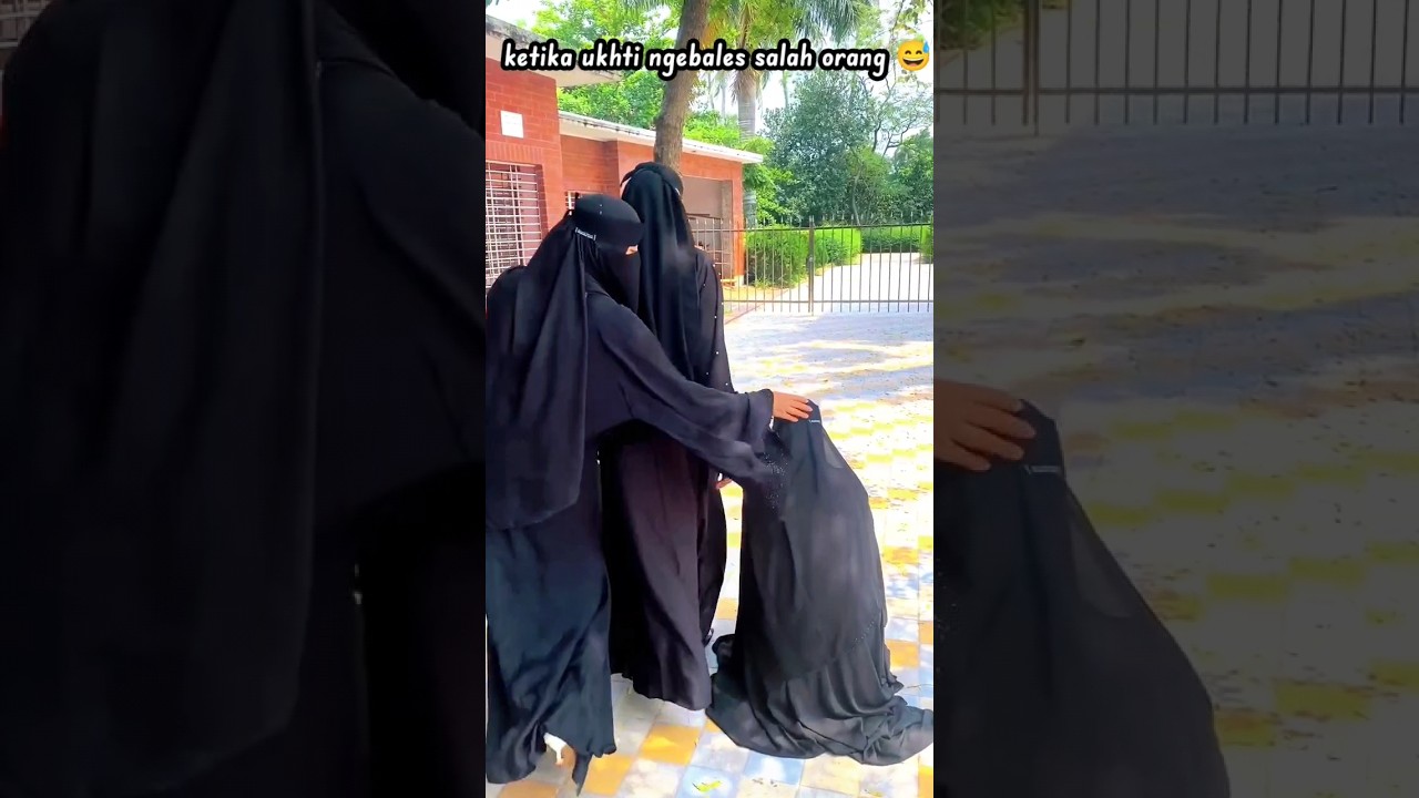 ukhti salah orang dikira yang pegang kepala nya ukhti bercadar didepan🫣😆