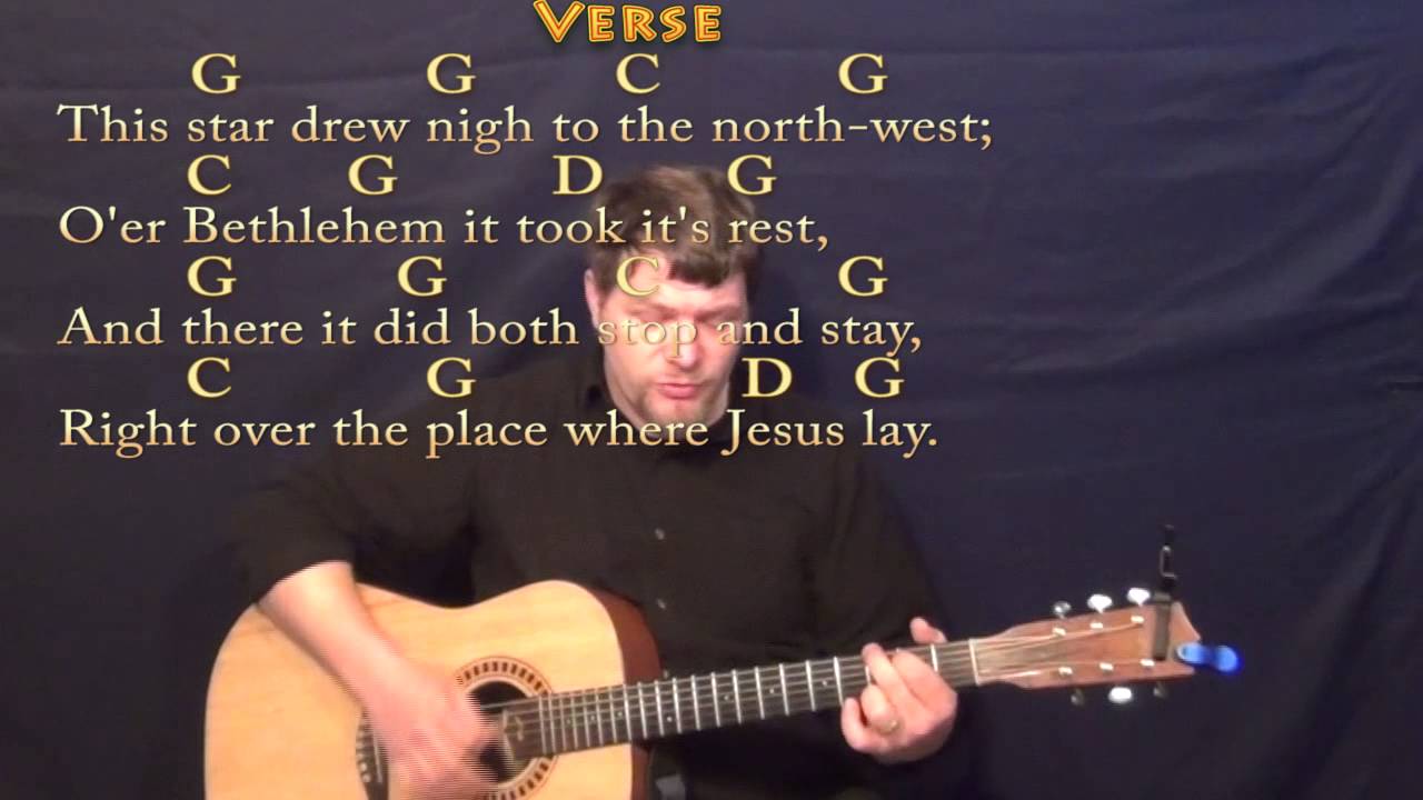 The First Noel (Christmas) Strum Guitar Cover Lesson in G with Chords/Lyrics