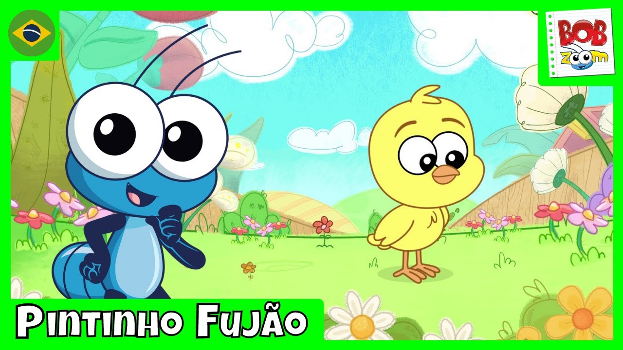 Pintinho Fujão | Bob Zoom | Vídeo Infantil Musical Oficial 