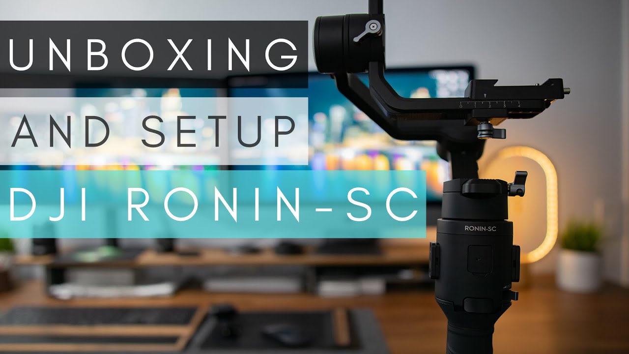 DJI Ronin SC Unboxing, Setup & First Impressions With Canon M50