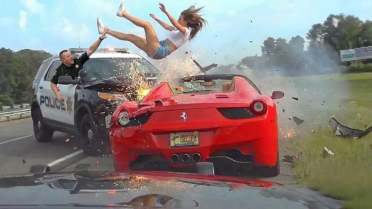 Craziest Police Dashcam Moments: Wild PIT Maneuvers and High-Speed Crashes! #12