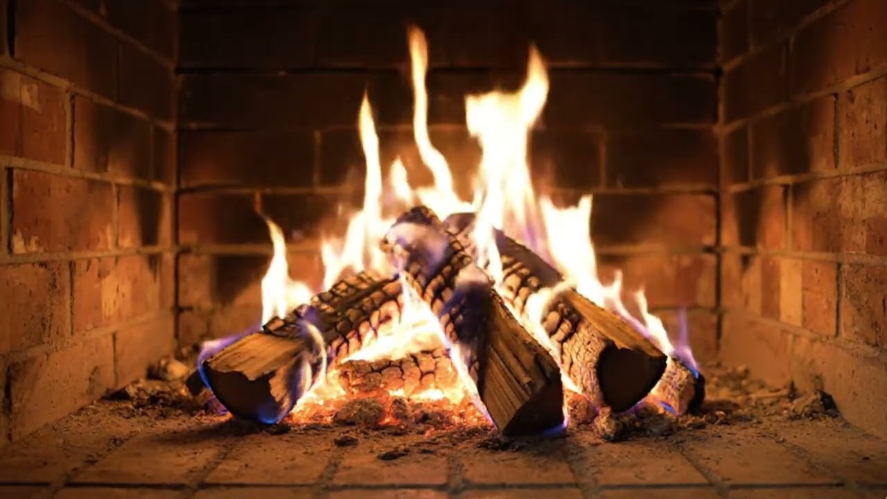 NO ADS! Cozy 4K Fireplace with Crackling Sounds 🔥 | 3 Hours of Relaxation & Sleep