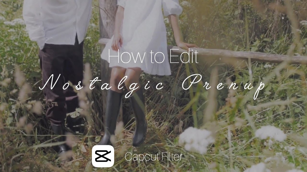how to edit nostalgic prenup filter using capcut | capcut filter editing tutorial