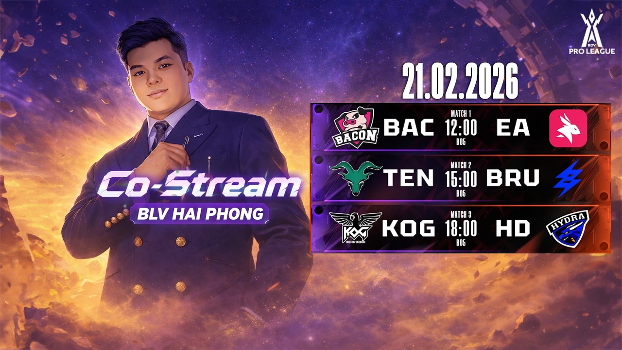 King of Gamers Club vs Hydra | RoV Pro League 2026 Summer | Hỏng File 21.02.26