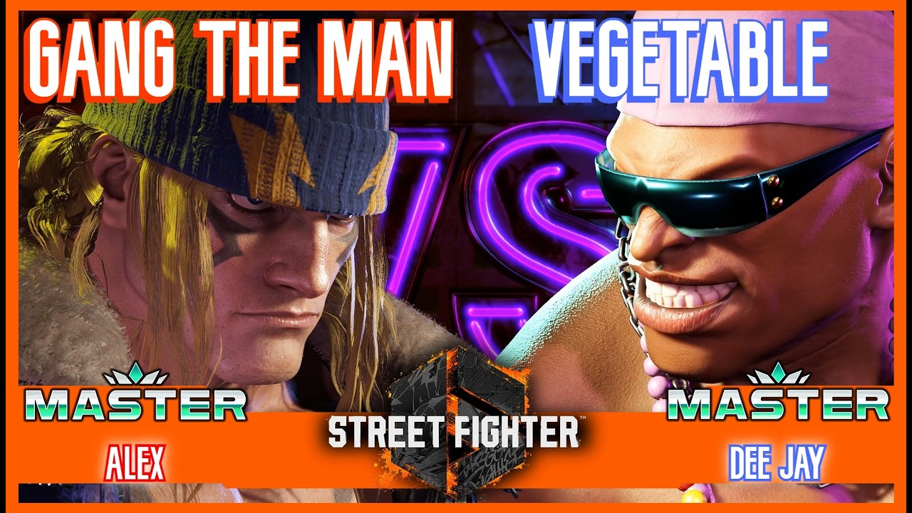 SF6 Match ♦ GANG THE MAN (Alex) 🆚 VEGETABLE (NEW OUTFIT Dee Jay) ♦ High level matches