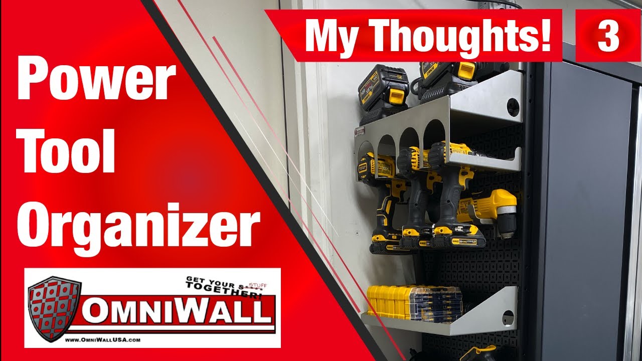 The Best Power Tool Storage Organizer. Omni Wall USA Pt. 3 Garage Wall Tool Organization