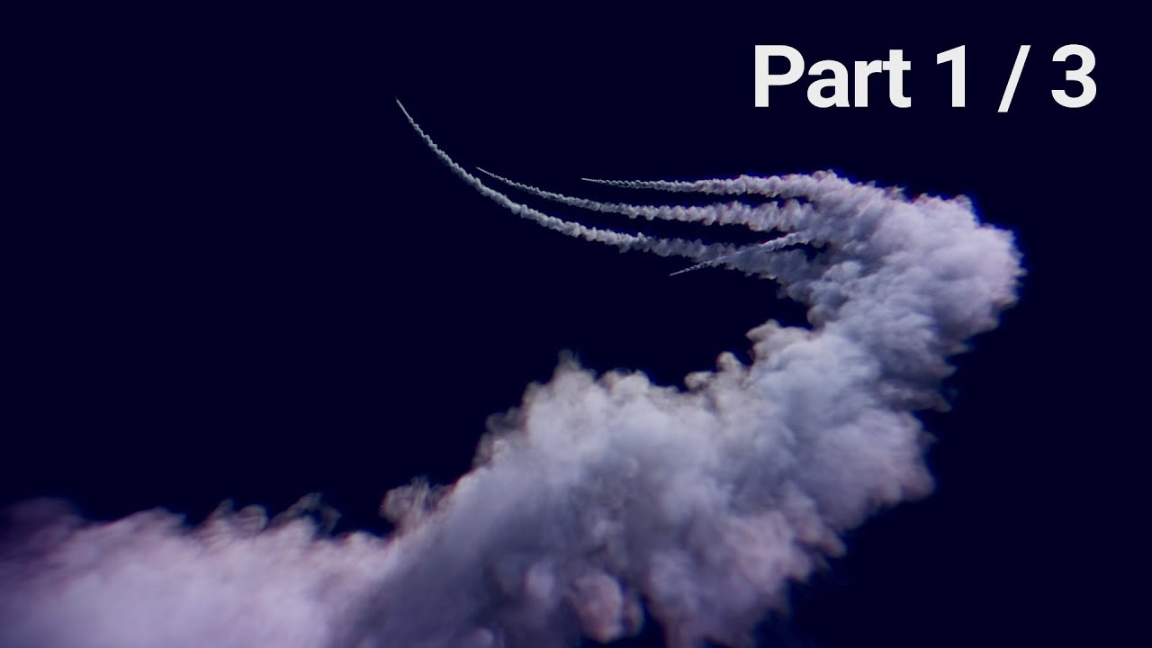 How I Prep My Trails To Sim Smoke In Houdini (1/3)