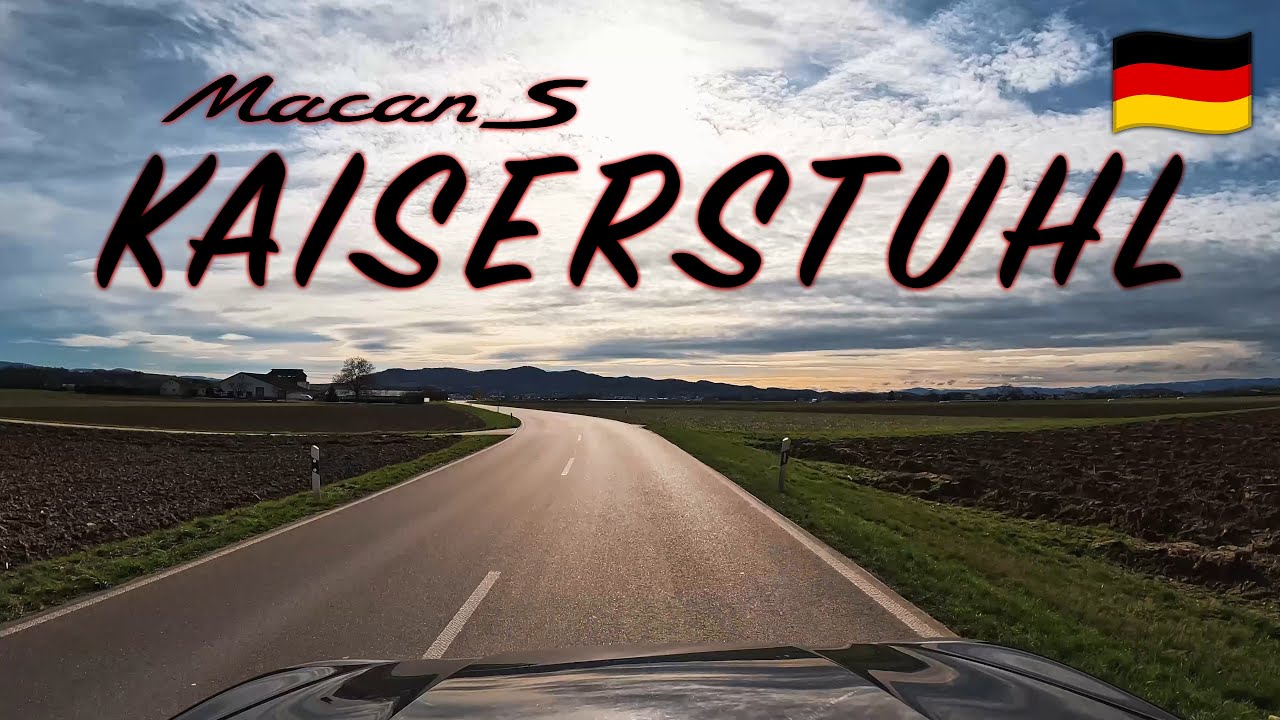 Driving Kaiserstuhl: Ettenheim to Bad Krozingen - PORSCHE Macan S scenic drive | Germany [4K]