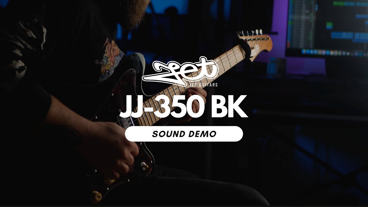 JET GUITARS JJ 350 BK Sound Demo