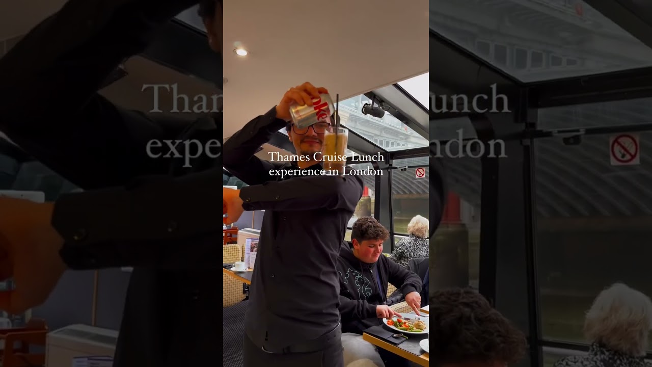 Thames Cruise lunch experience in london #london #lunch
