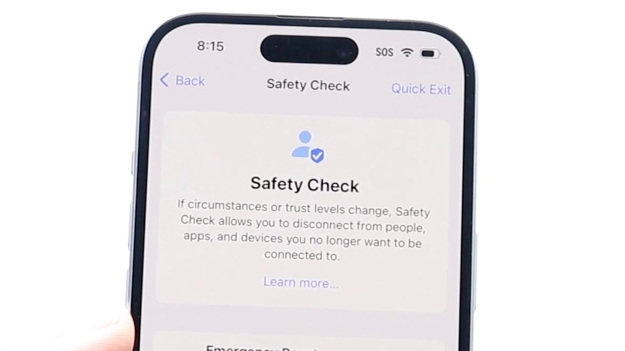How To Use Safety Check On Your iPhone! (2024)