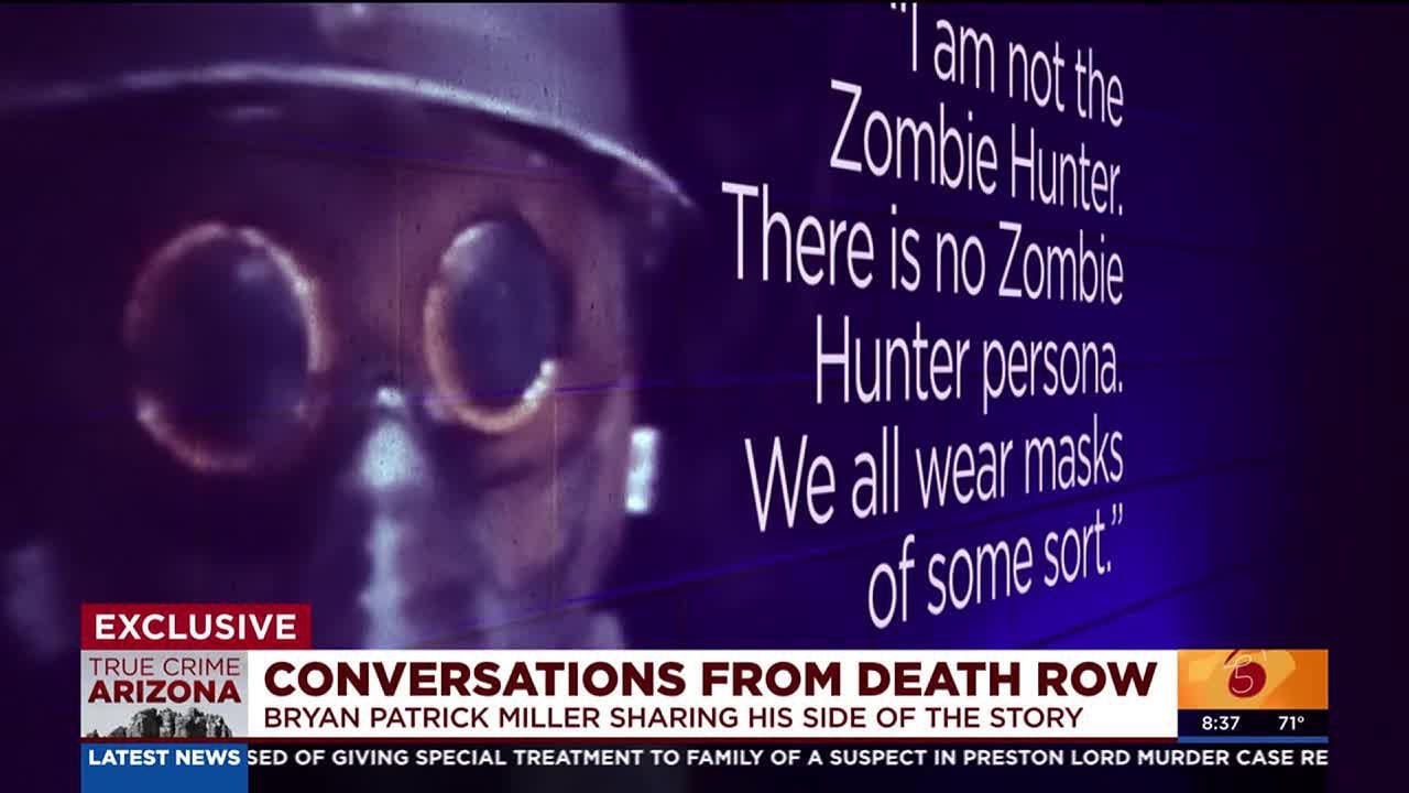 'Zombie Hunter' sends messages from death row, telling his side