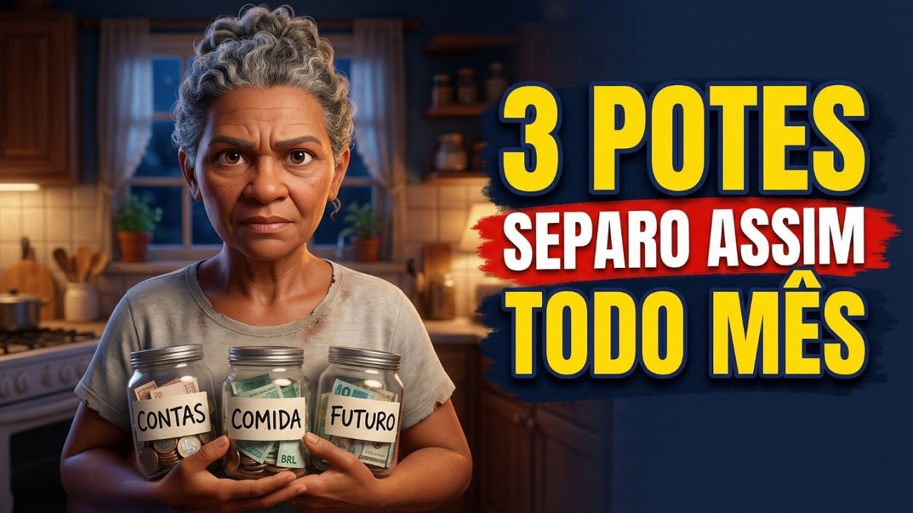 60 Anos e Sem Aposentadoria? A Regra dos 3 Potes que Ainda Pode Te Salvar