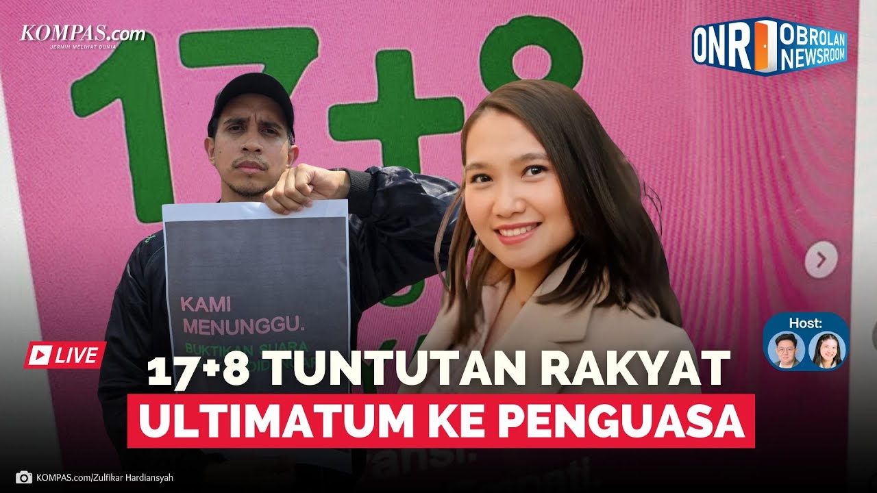 🔴LIVE - Salsa Erwina Blak-blakan soal 17+8 Tuntutan Rakyat  | Obrolan Newsroom