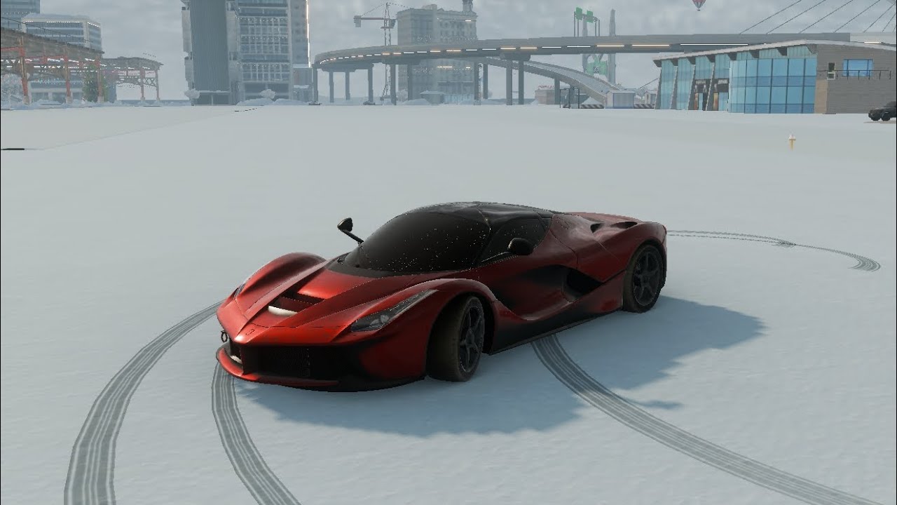 DRIVING IN THE SNOW IN CAR PARKING MULTIPLAYER 2