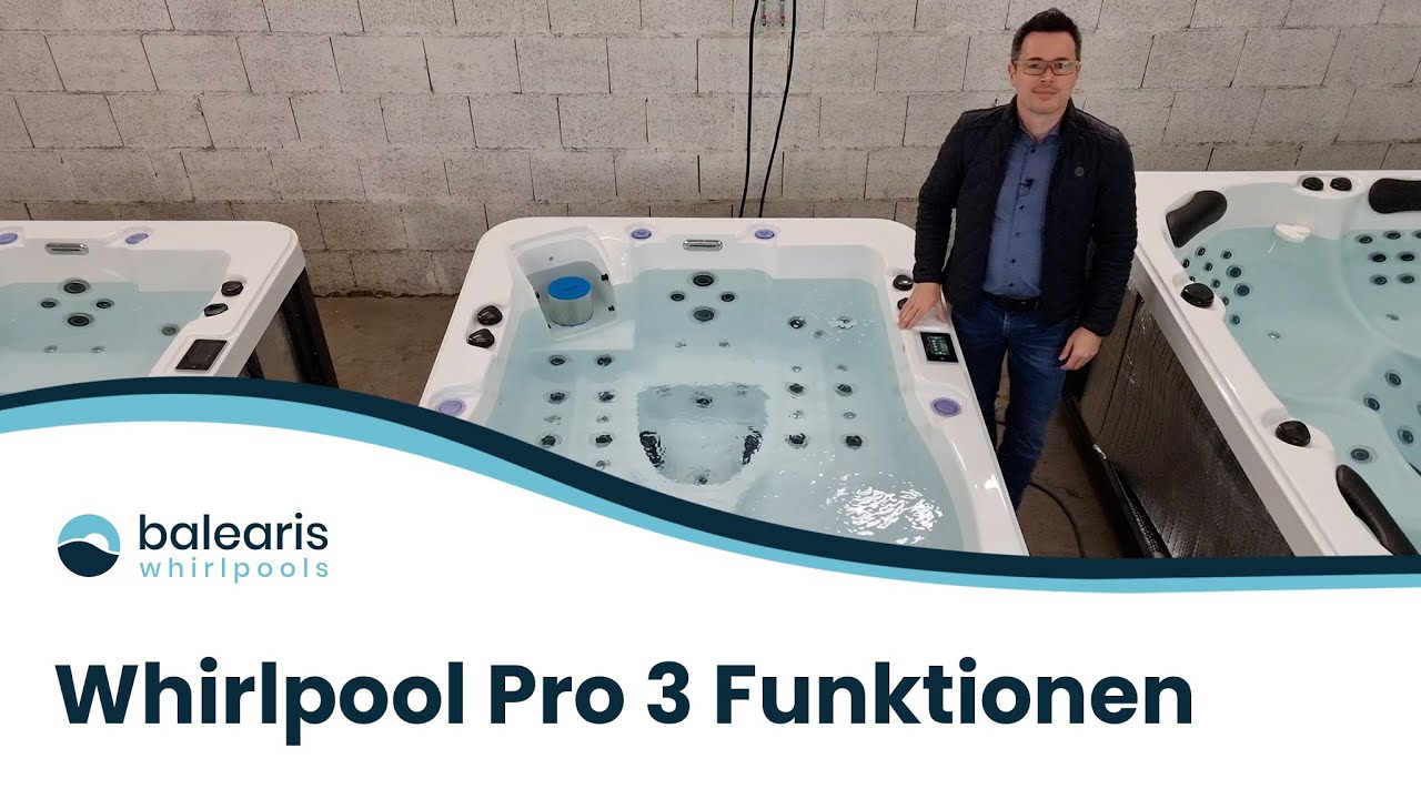 Whirlpool Pro 3 Funktionen | balearis® Whirlpools