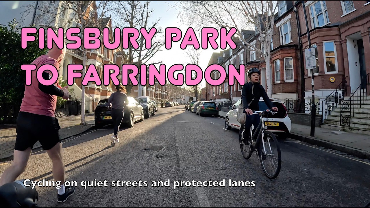 🚲 The best way to cycle from Finsbury Park to Farringdon